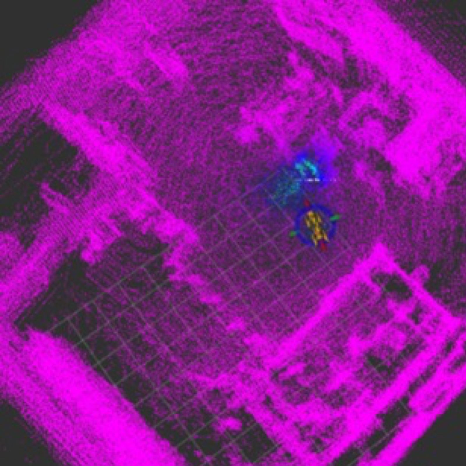 A source identified in the 3D point cloud using NV-Explore.
